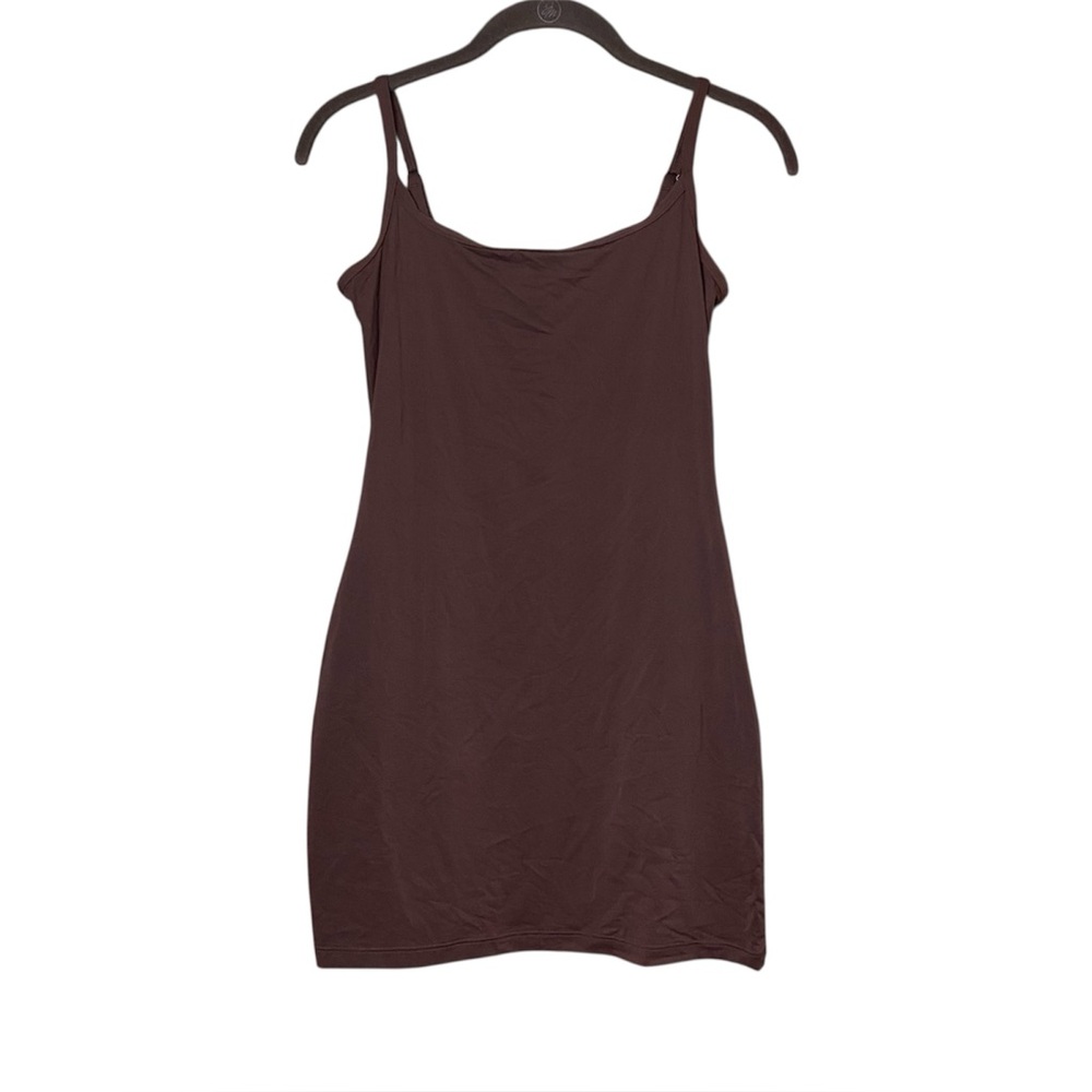 Victoria Secret Pink NWT Brown Mini Slip Dress Size M Adjustable Straps